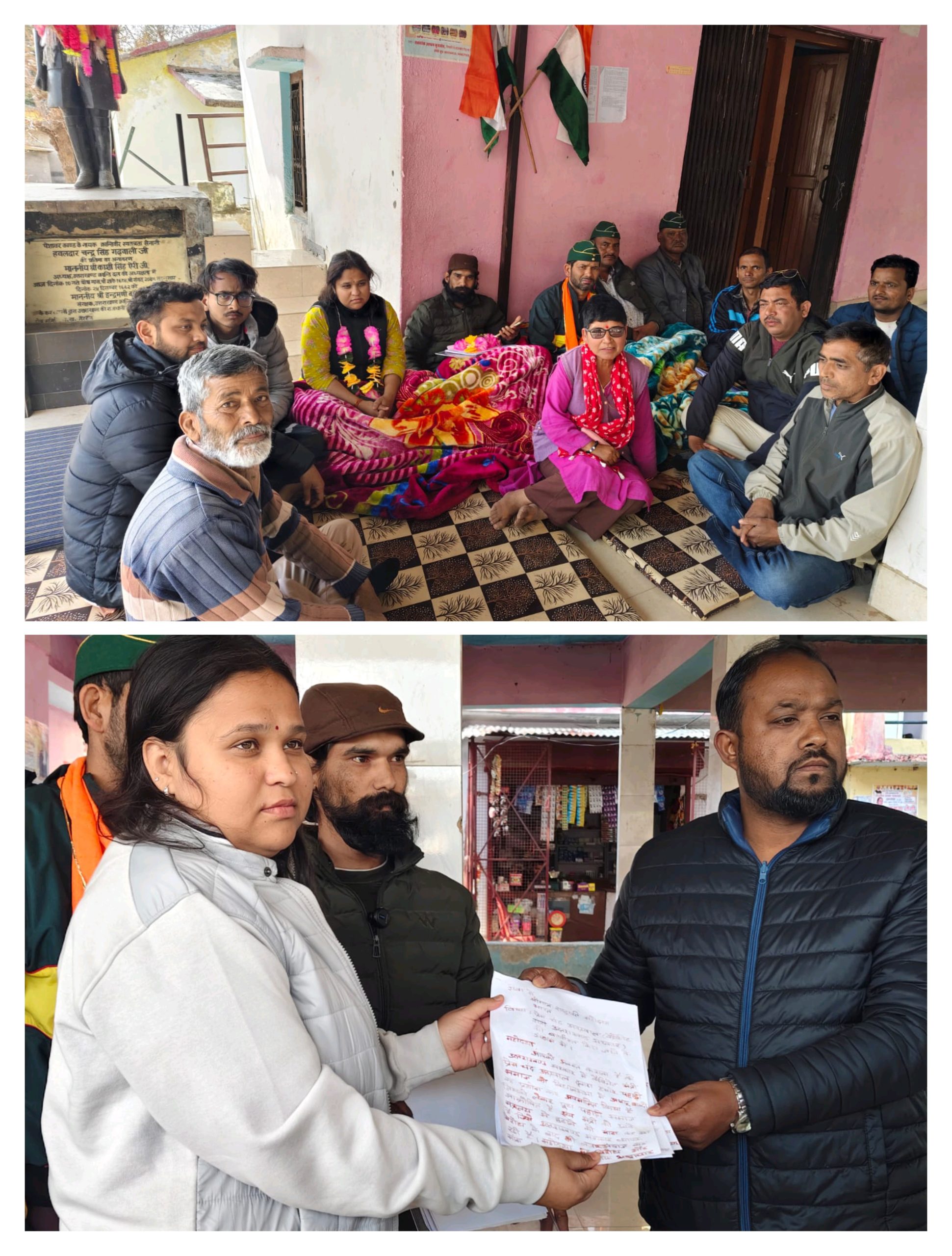 गैरसैंण से आंदोलनकारी ने राष्ट्रपति महोदया को लिखे खून से