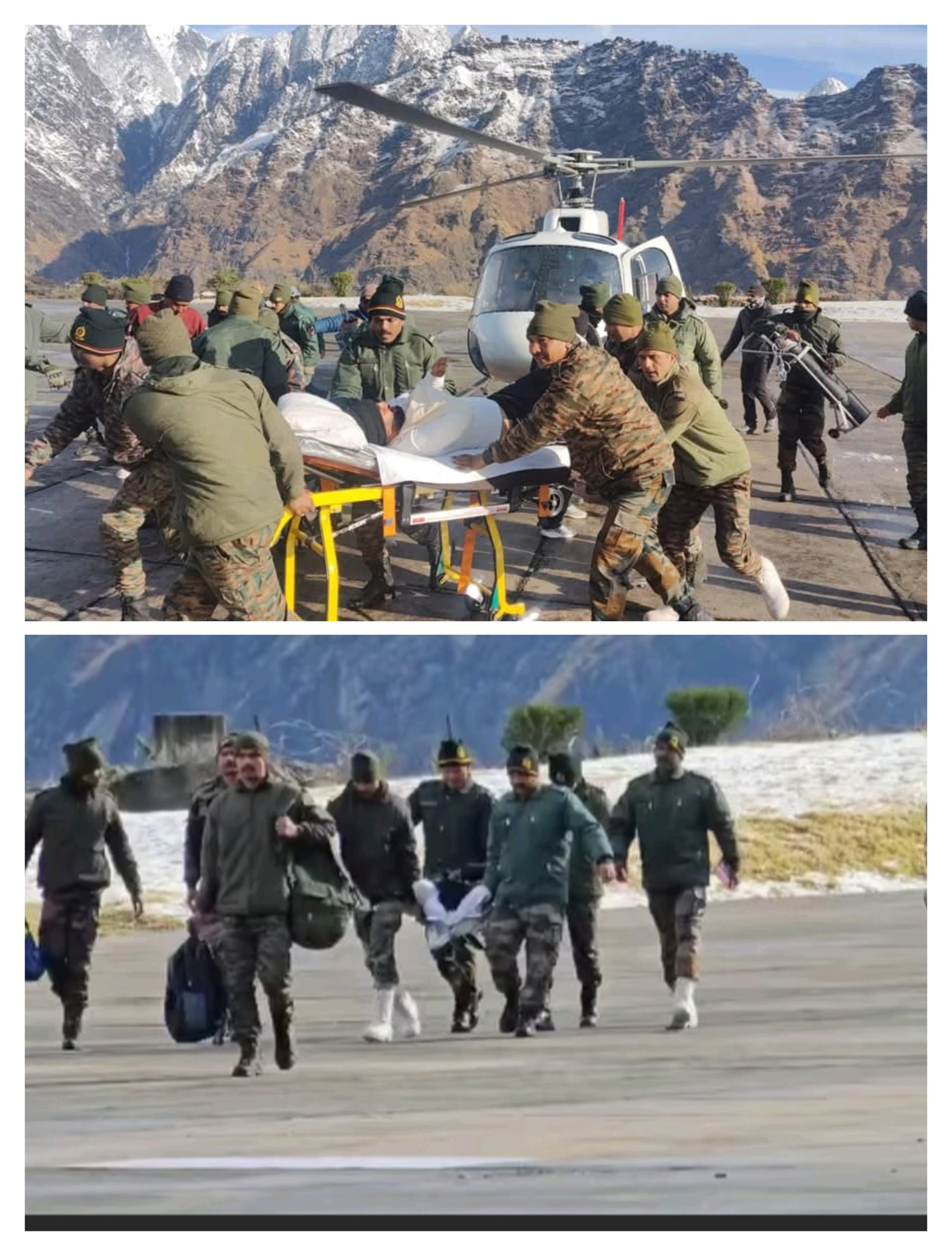 जनपद चमोली : माणा( जोशीमठ ) सेना द्वारा चलाये गये