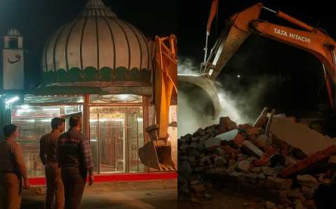 Bulldozer ran on 50-year-old dargah in the dark of night in Uttarakhand, BJP made this claim