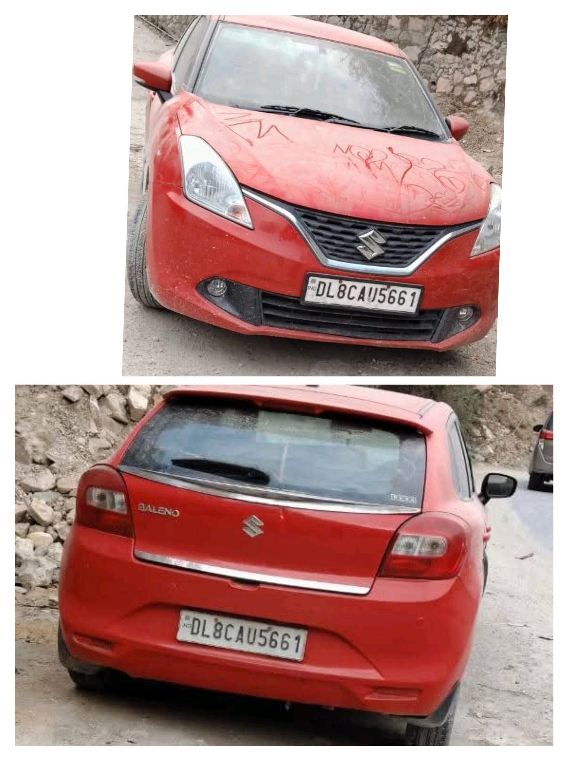 बिग ब्रेकिंग : बद्रीनाथ हाइवे( नरकोटा) के पास दिल्ली नम्बर