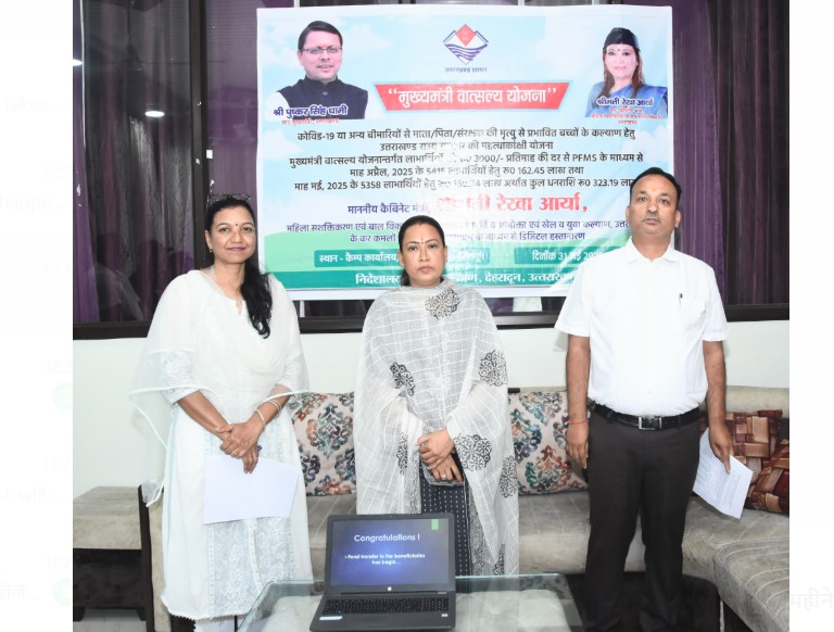 10 हजार से अधिक लाभार्थियों को मिला मुख्यमंत्री वात्सल्य योजना का लाभ