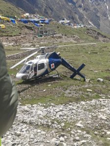 केदारनाथ में एम्स हॉस्पिटल का हेली हुआ दुर्घटना ग्रस्त -