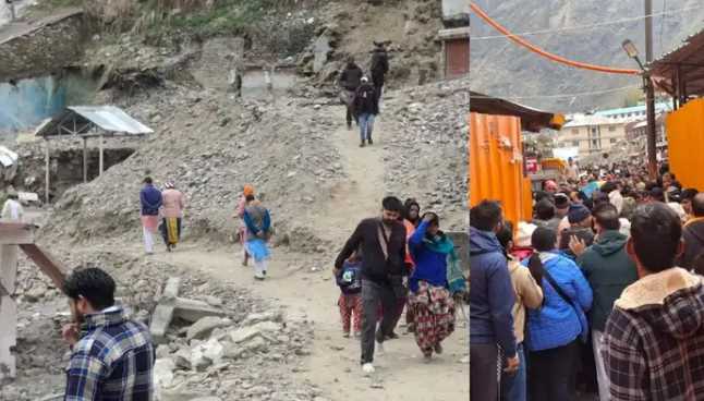 चारधाम यात्रा 2025: बद्रीनाथ धाम के कपाट खुलते ही श्रद्धालु Chardham Yatra 2025: As soon as the doors of Badrinath Dham opened, devotees got upset, bad roads and long lines made them miserable