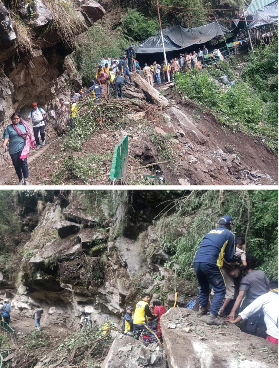 चारधाम यात्रा : यमुनोत्री धाम पैदल मार्ग पर भैरव मन्दिर