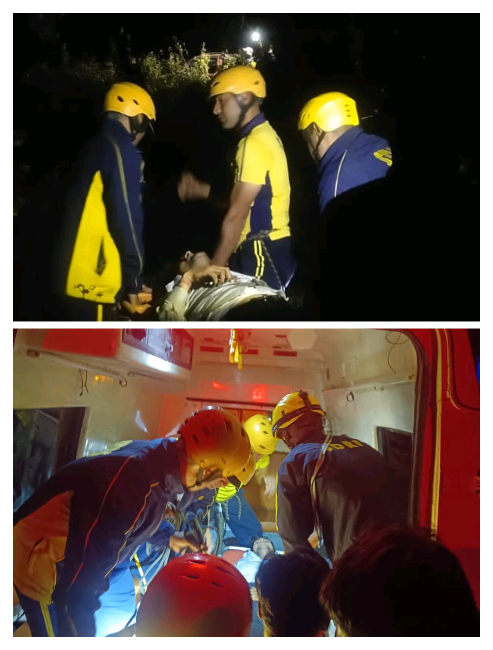 जनपद नैनीताल :रामगढ़ रोड पर वाहन गिरा खाई में !