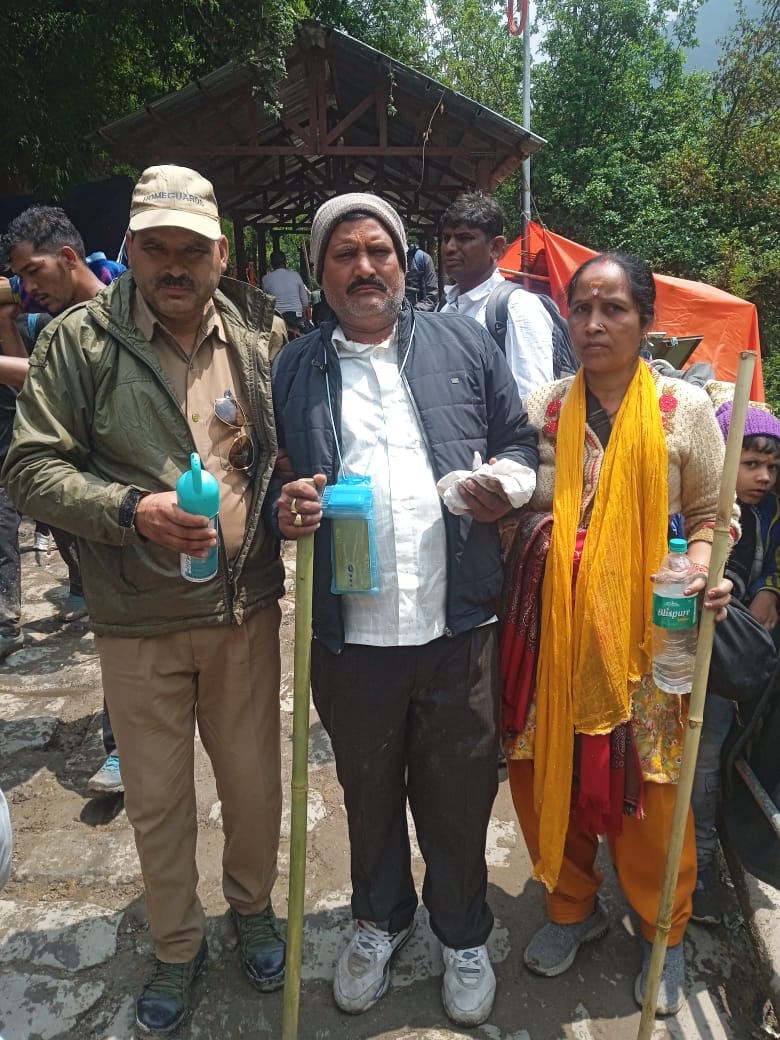 जनपद रुद्रप्रयाग : केदारनाथ मार्ग पर श्रद्धालु को हार्टअटैक आने