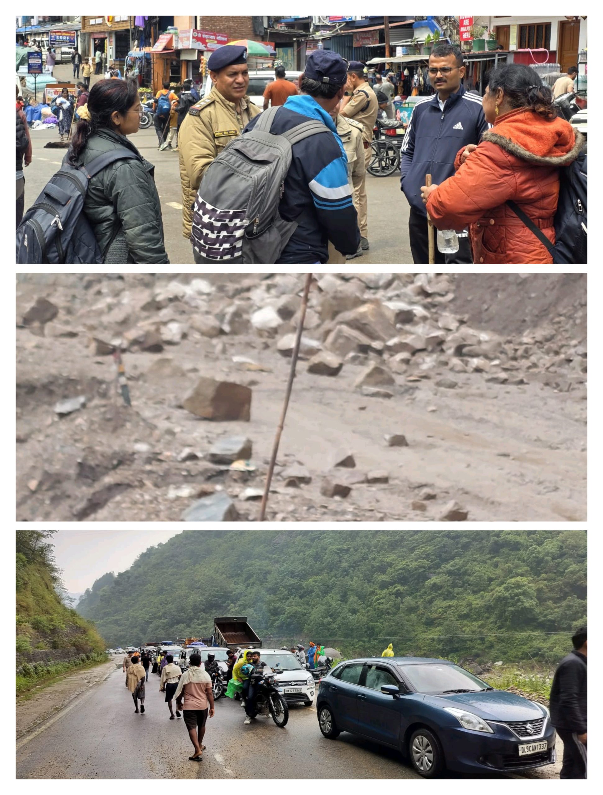 जनपद रुद्रप्रयाग : जनपद में हो रही बारिश को ले