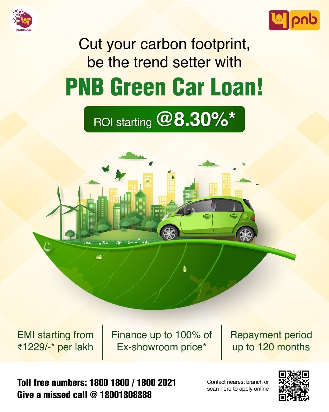 पीएनबी हरित परिवहन को बढ़ावा देने के लिए 8.30% की