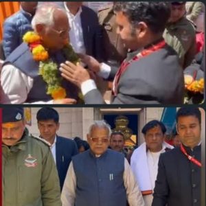 भगवान बदरीविशाल के दर्शन कर केंद्रीय मंत्री जीतन राम मांझी,ने