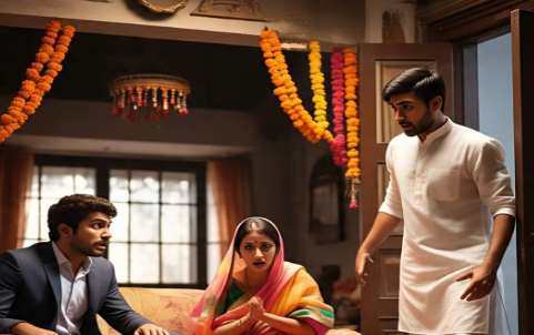 भागो... मेरे वो आ गए! दरवाजा धड़ाधड़ पीटता रहा पति,