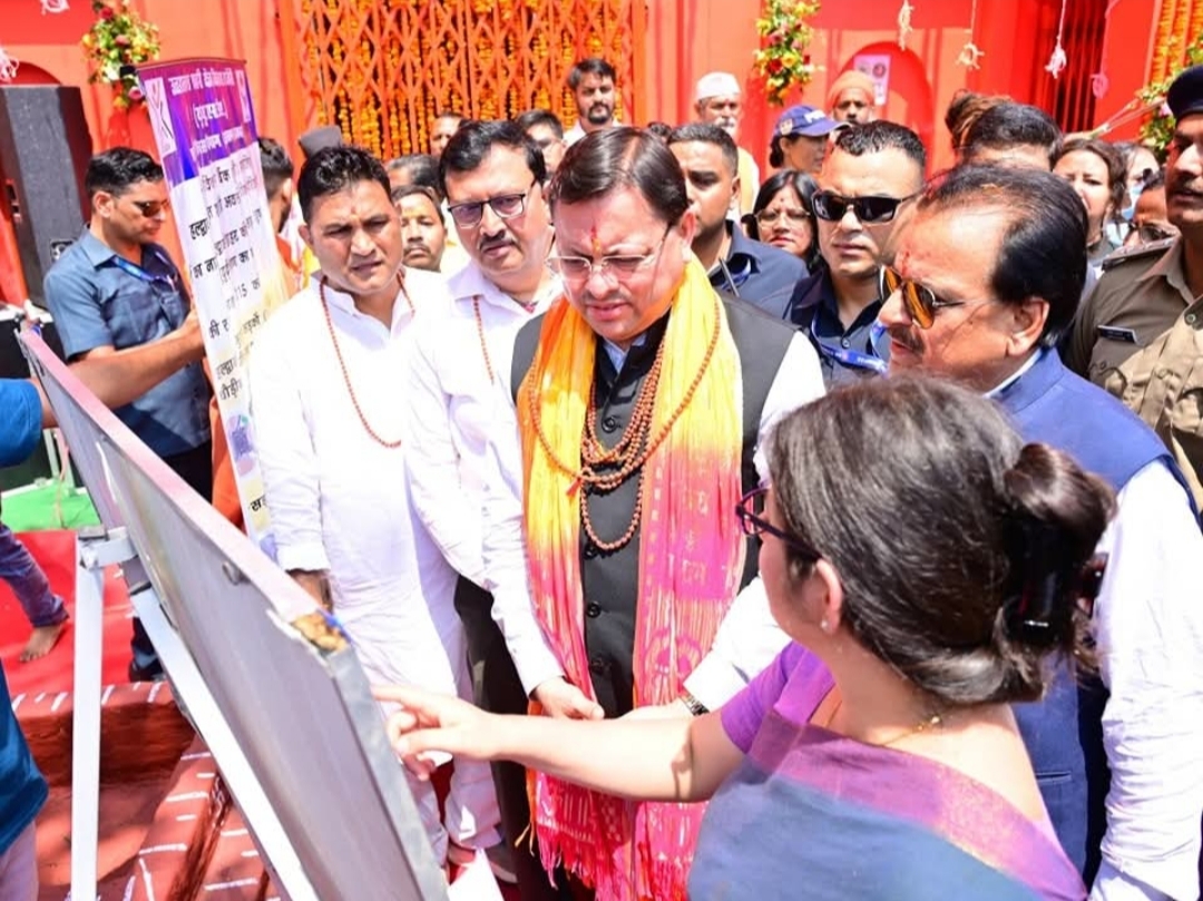 मुख्यमंत्री धामी ने हल्द्वानी स्थित कालू सिद्ध मंदिर में की