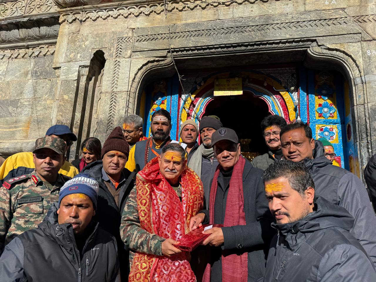 श्री केदारनाथ धाम दर्शन‌ को पहुंचे थलसेना अध्यक्ष जनरल उपेंद्र