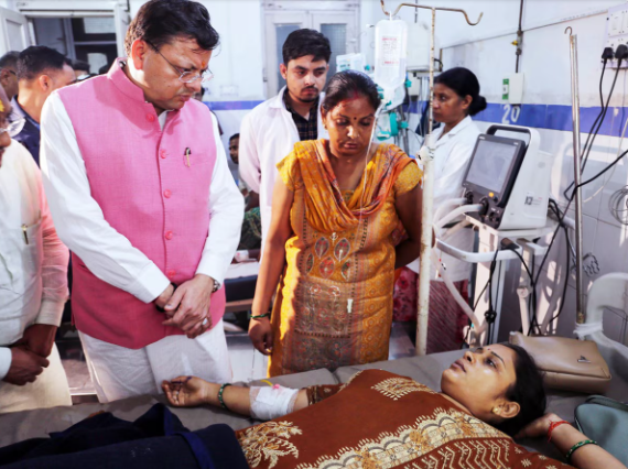 मनसा देवी मंदिर हादसे से सबक; CM धामी बोले-संख्या के Lessons learnt from Mansa Devi temple accident; CM Dhami said- arrangements for devotees should be made according to their numbers