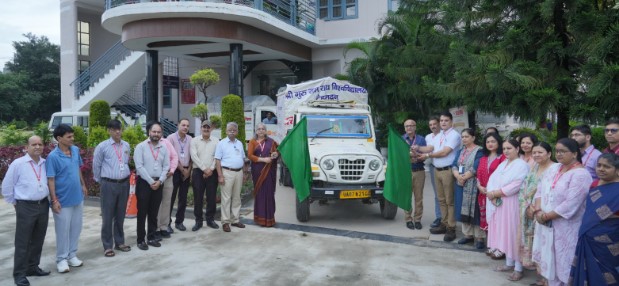 श्री गुरु राम राय विश्वविद्यालय ने थराली चमोली आपदा पीडितों के लिए भेजी राहत सामग्री