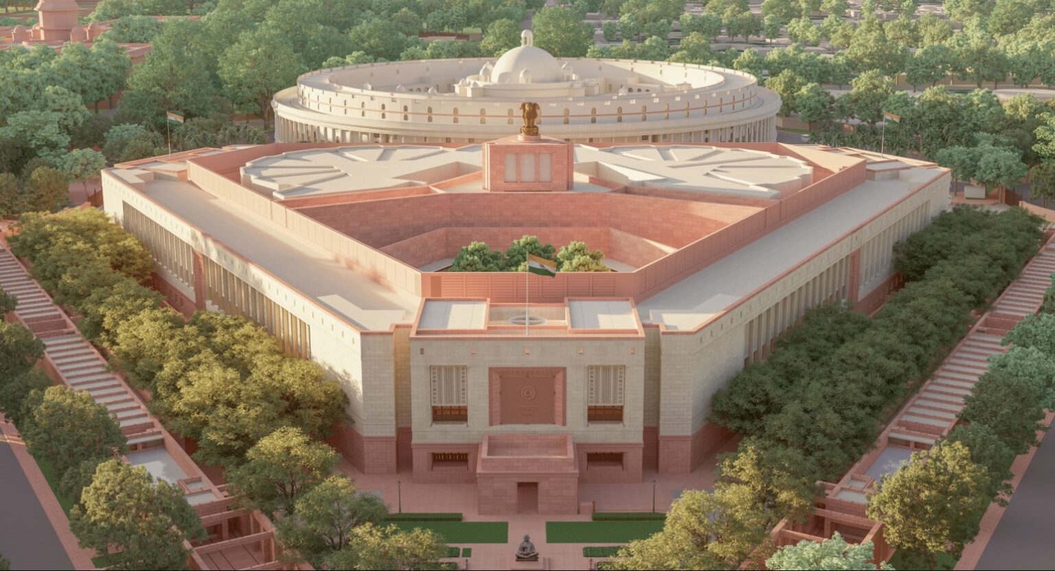 संसद भवन में सुरक्षा चूक, व्यक्ति दीवार फांदकर परिसर में