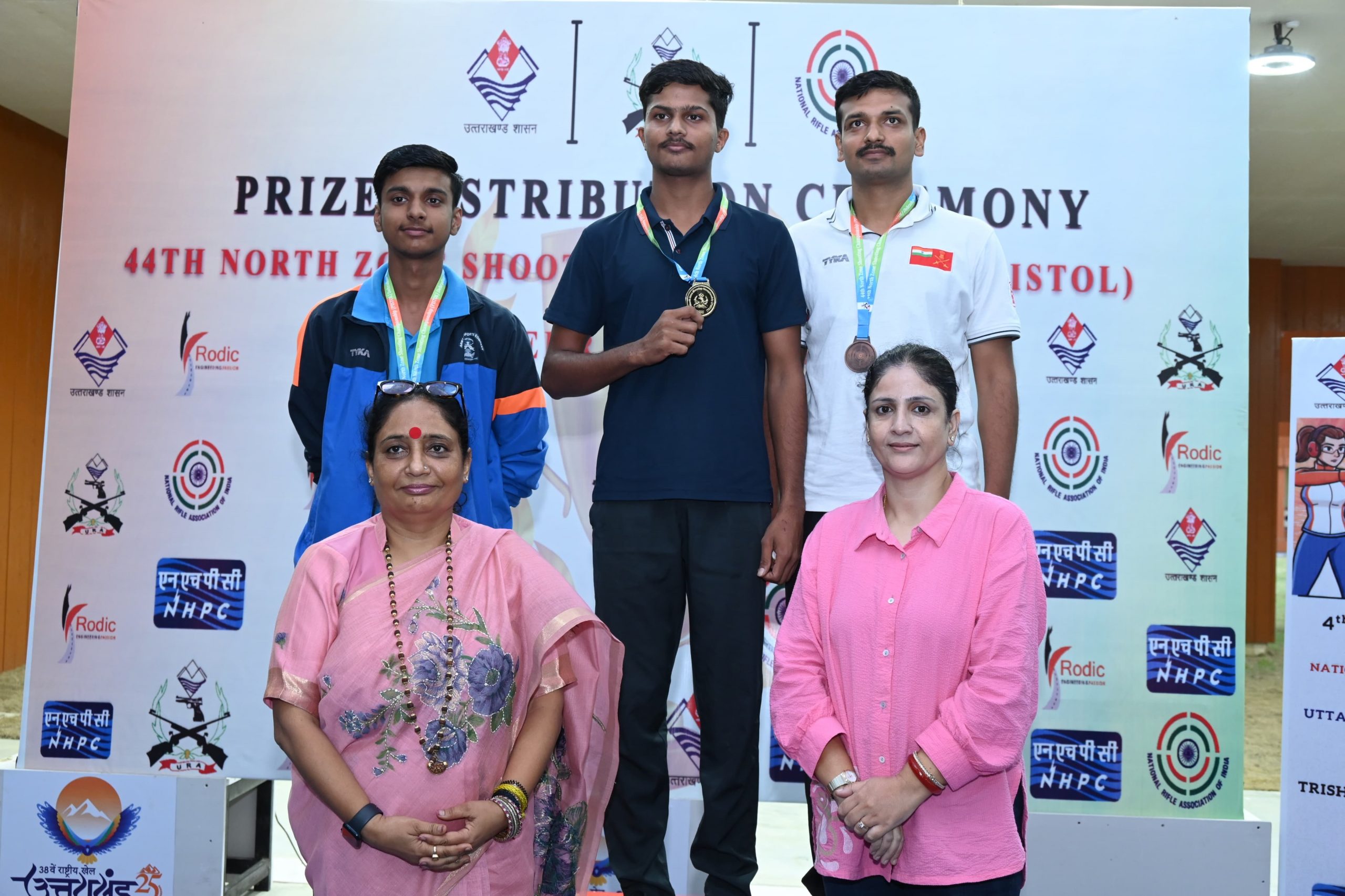 Assembly Speaker felicitates Shooters at 44th North Zone Pistol Shooting