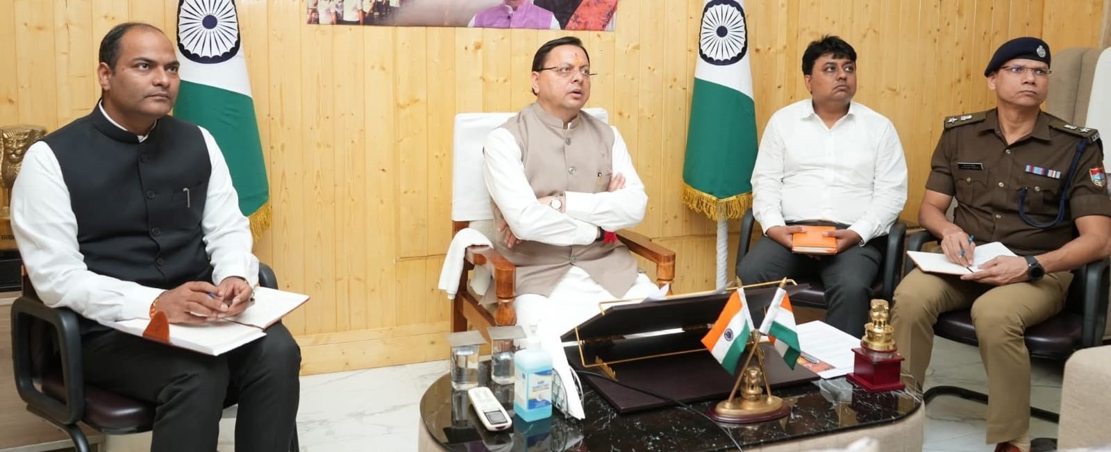 CM reviews preparations for grand ‘Sardar@150’ Campaign in U’khand