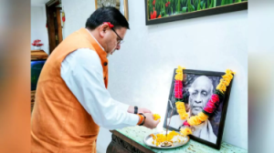 CM धामी ने सरदार बल्लभ भाई पटेल की जयंती पर