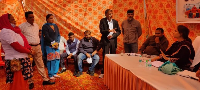 Cantt Board CEO Ankita Singh holds Janata Darbar in Mussoorie