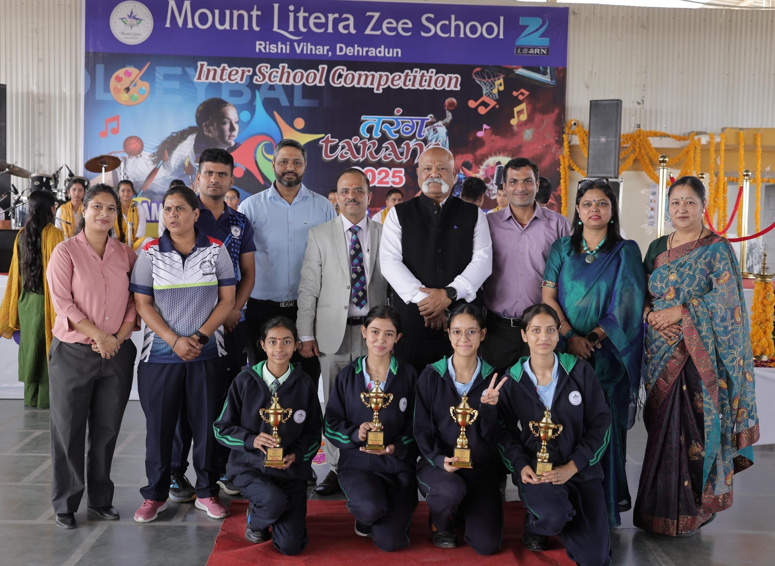 Closing Ceremony of ‘Tarang Inter-School Competition’ held at Mount Litera
