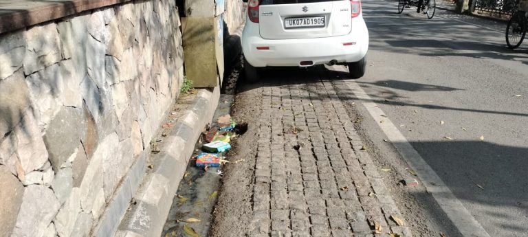 Deplorable condition of Mussoorie’s Mall Road raises questions about maintenance