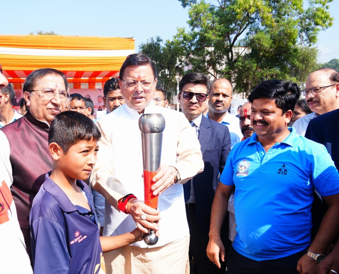 Dhami launches Saansad Khel Mahotsav, promises 23 new sports academies