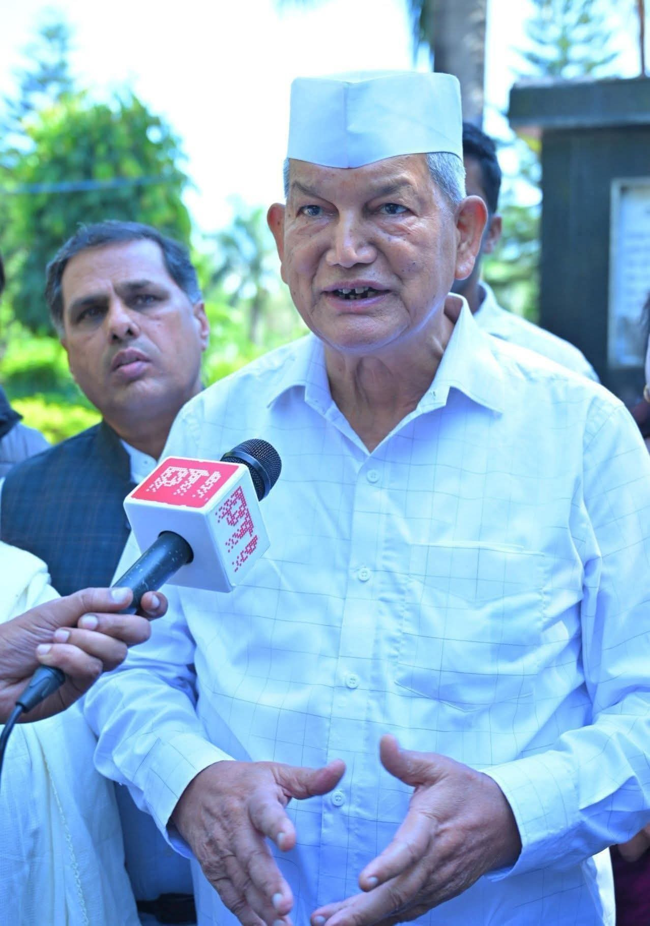 Gairsain Harish Rawat vows to serve Mandua biscuit to Donald