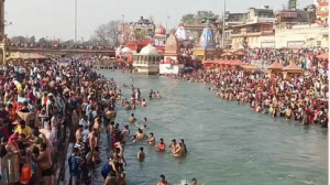 HARIDWAR : 17 दिन बाद हरकी पैड़ी पर आयी गंगाजी,