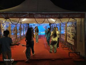 Information Dept stall draws crowds at Virasat Mela