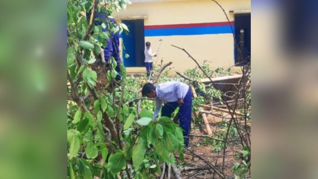 Nainital: बच्चों की शिक्षा के साथ खिलवाड़, पढ़ाई की जगह बच्चों से स्कूल में करा रहे ये काम