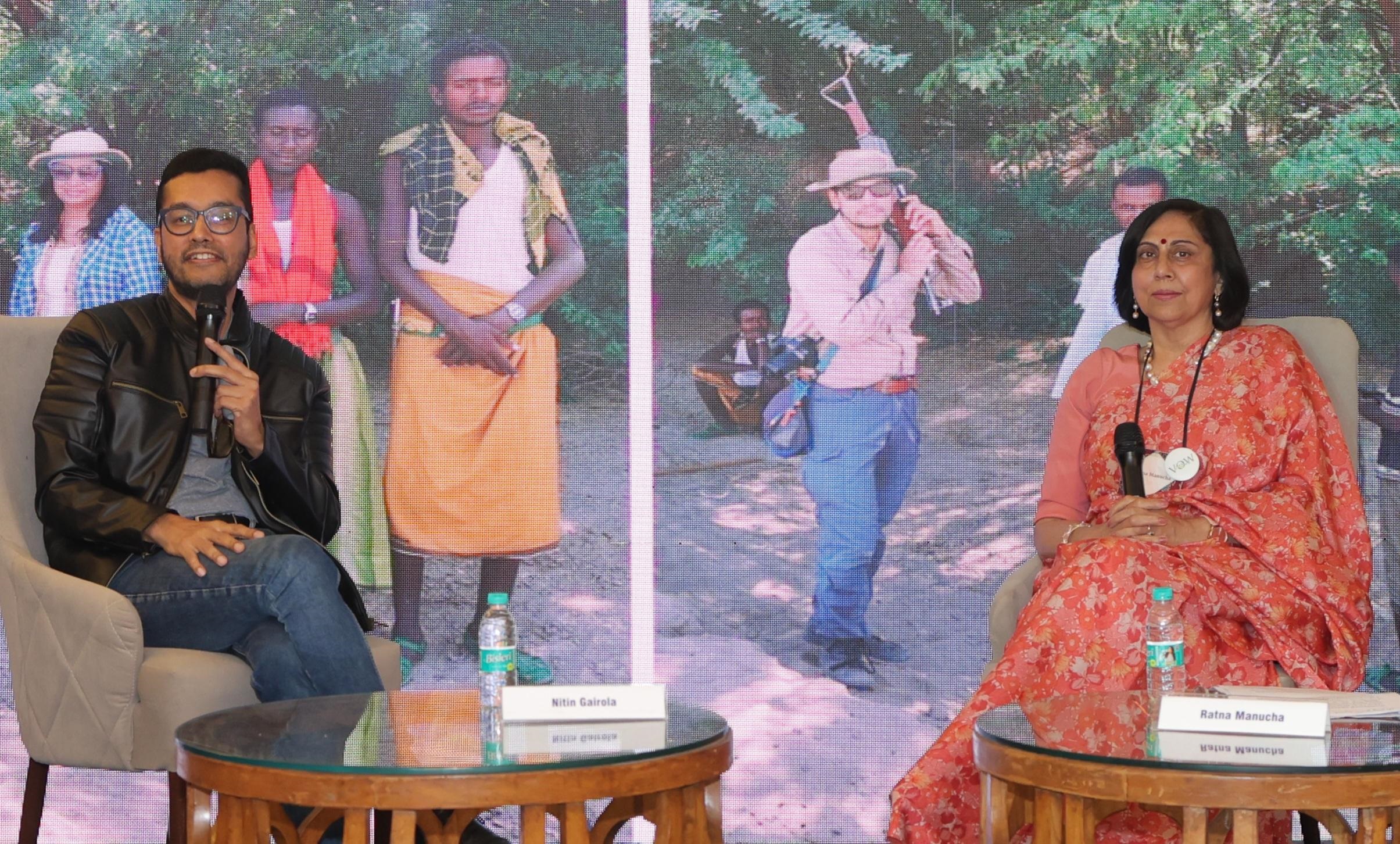 Nitin Gairola & Ratna Manucha take the audience Around the World at Valley of Words Literature Fest
