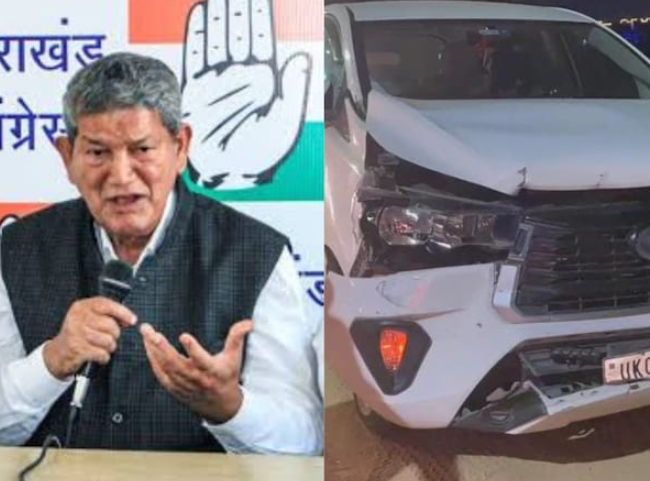Uttarakhand News : सड़क हादसे में बाल-बाल बचे पूर्व CM