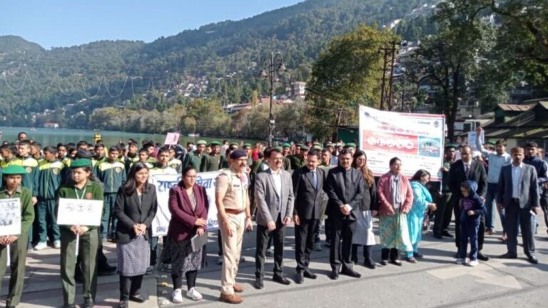 नैनीताल में नशे के खिलाफ अभियान, युवाओं को नशीली दवाओं से बचने का दिया ये मूल मंत्र