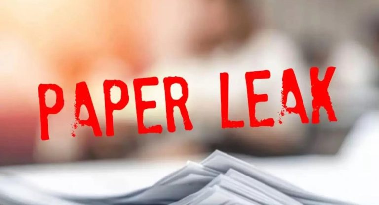 पेपर लीक में नया खुलासा, परीक्षा नियंत्रक की किताब से