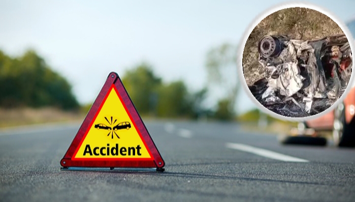 भैयादूज पर लौटते वक्त हुआ दर्दनाक हादसा, खाई में गिरी