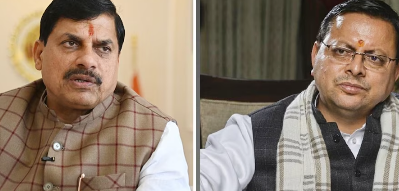 मोहन यादव ने उत्तराखंड के CM से की बात... ऋषिकेश