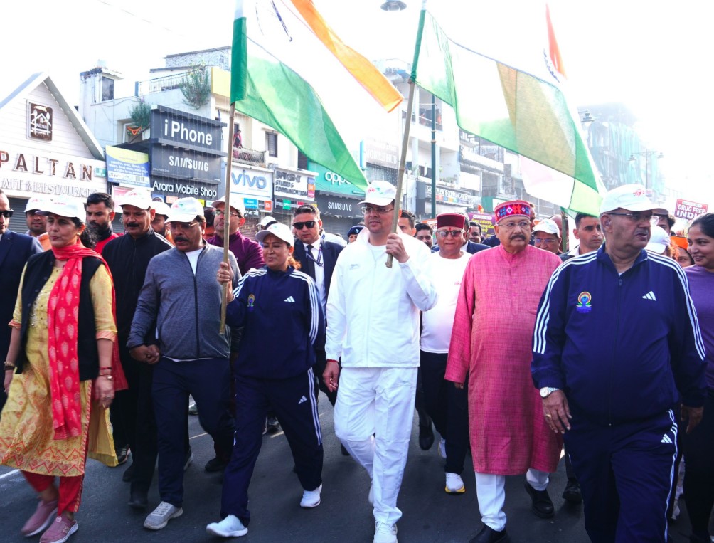 सीएम धामी ने ‘लौह पुरुष’ सरदार वल्लभभाई पटेल की जयंती पर आयोजित पदयात्रा में लिया भाग