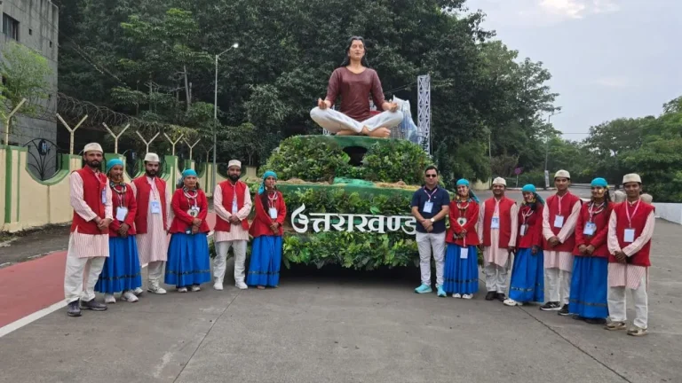 'स्टैच्यू ऑफ यूनिटी' में उत्तराखंड की झांकी ने देवभूमि की