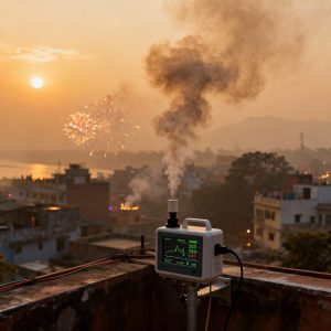 हरिद्वार में दीवाली आतिशबाजी से प्रदूषण स्तर ढाई गुना बढ़ा,