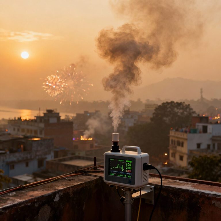 हरिद्वार में दीवाली आतिशबाजी से प्रदूषण स्तर ढाई गुना बढ़ा,
