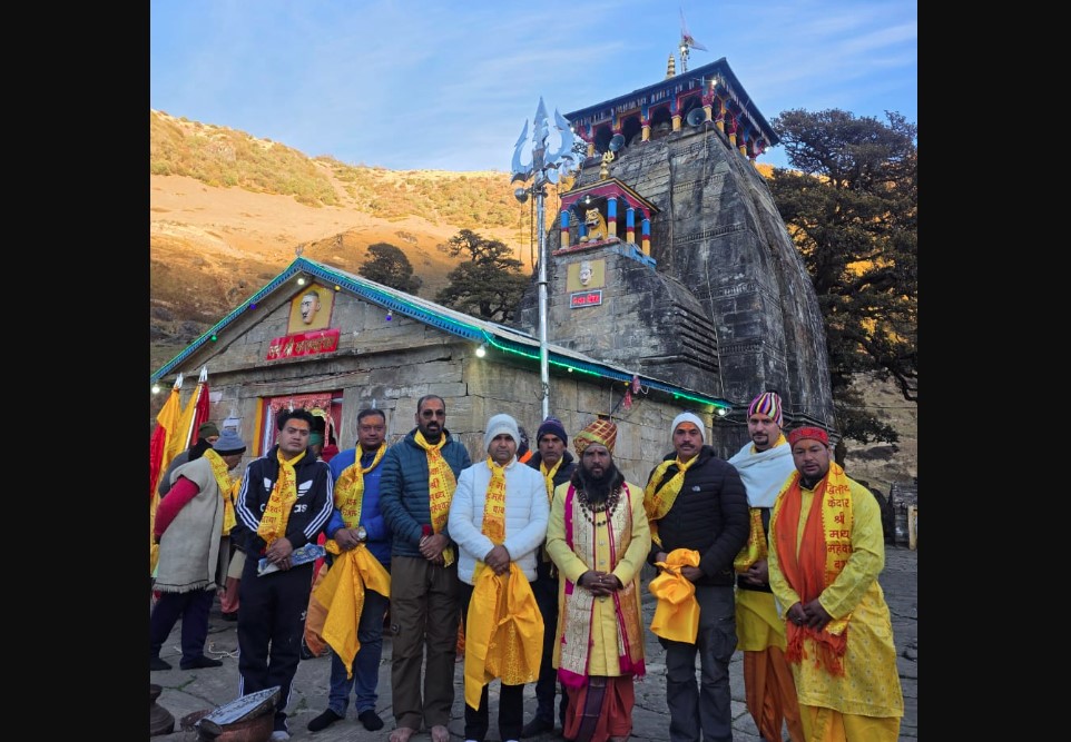 द्वितीय केदार श्री मद्महेश्वर मंदिर के कपाट विधि–विधान के साथ हुए बंद