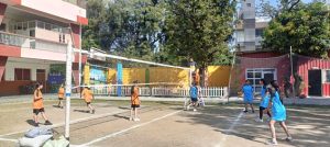 2 matches held at Inter School Senior Girls’ Volleyball Tournament