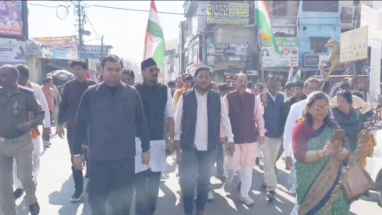 Dehradun: डोईवाला में BJP की पदयात्रा, लोह पुरुष की स्मृति में एकजुटता और अखंडता का संकल्प