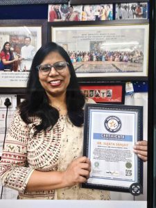 Dr Sujata Sanjay’s name enters World Wide Book of Records