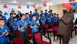 Gov holds ‘Amrit Peedhi Samvad’ with children at Raj Bhavan