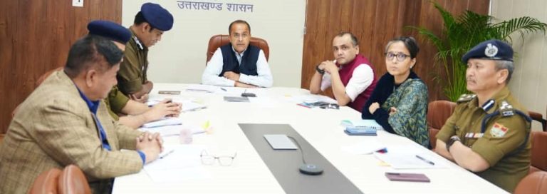 Home Secy Bagauli holds meeting on state’s security arrangements