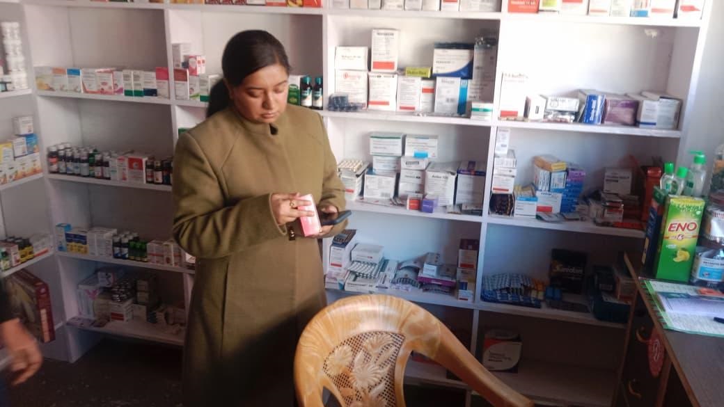 Inspection of medical stores in Almora district conducted by Legal