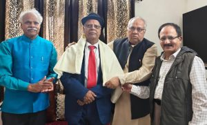 Literary gathering held to honour NRI writer Sharad Alok