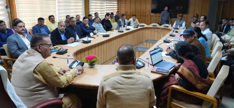 Minister Ganesh Joshi reviews repair, construction works in Mussoorie Constituency