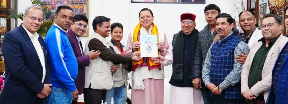 PRSI delegation calls on Dhami, invites him to National Convention
